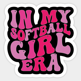 In My Softball Girl Era Sticker
